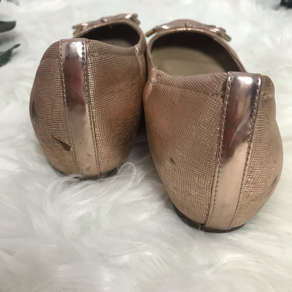 Rockport Tied Rose Gold Ballet Women's Flats Truetech - Picture 5 of 7